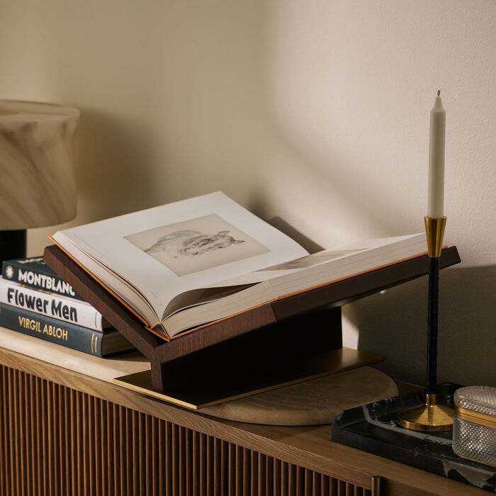 Collector Ultimate Bookstand Brown assouline collector ultimate bookstand brown