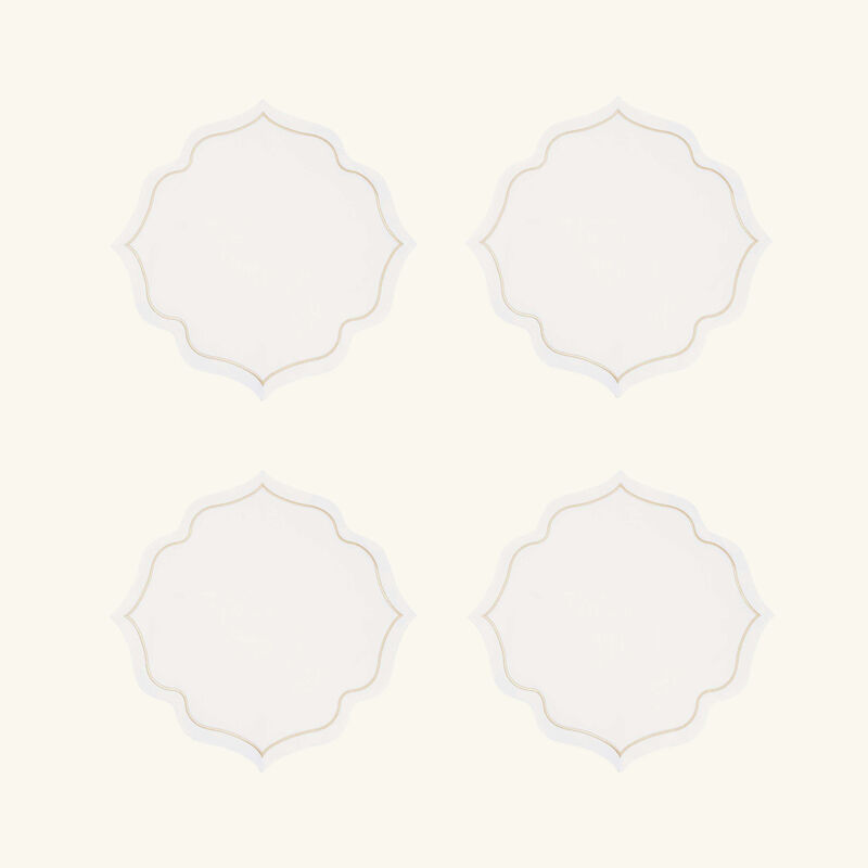 Arabesque Placemat Gold Set Of 6 catherine denoual arabesque placemat gold set of 6