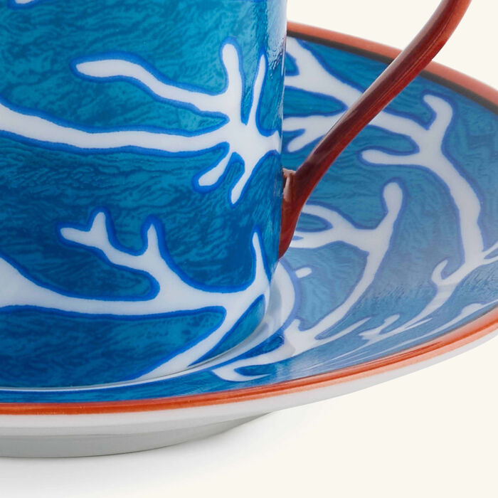 pinto paris lagon coffee cup   saucer blue