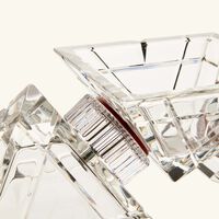 Crystal Pyramidion Centerpiece Small Clear mario cioni c crystal pyramidion centerpiece small clear