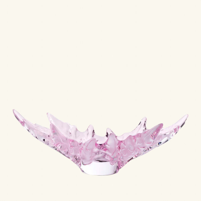 lalique champs  lys es centerpiece small pink