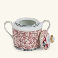 Braquenie Sugar Bowl Red bernardaud braquenie sugar bowl red