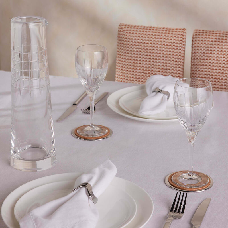 christofle graphik water pitcher clear