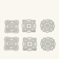 christofle s ve d argent serving tray half circle small silver plated