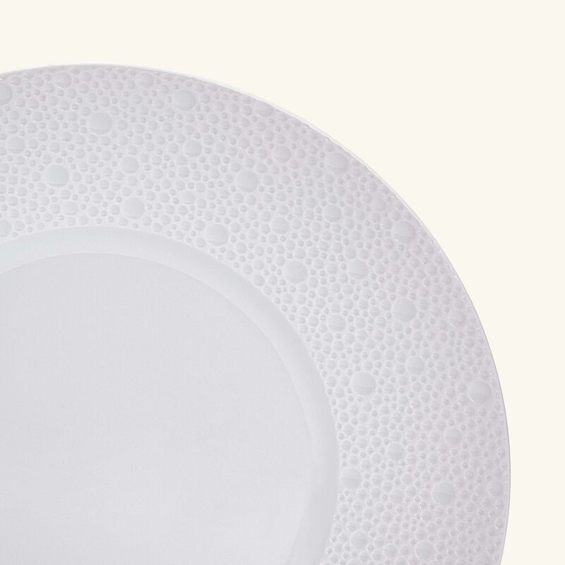 bernardaud ecume salad plate round white 21cm