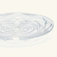 baccarat swing plate round clear 13cm