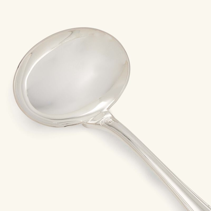 christofle malmaison gravy ladle silver plated
