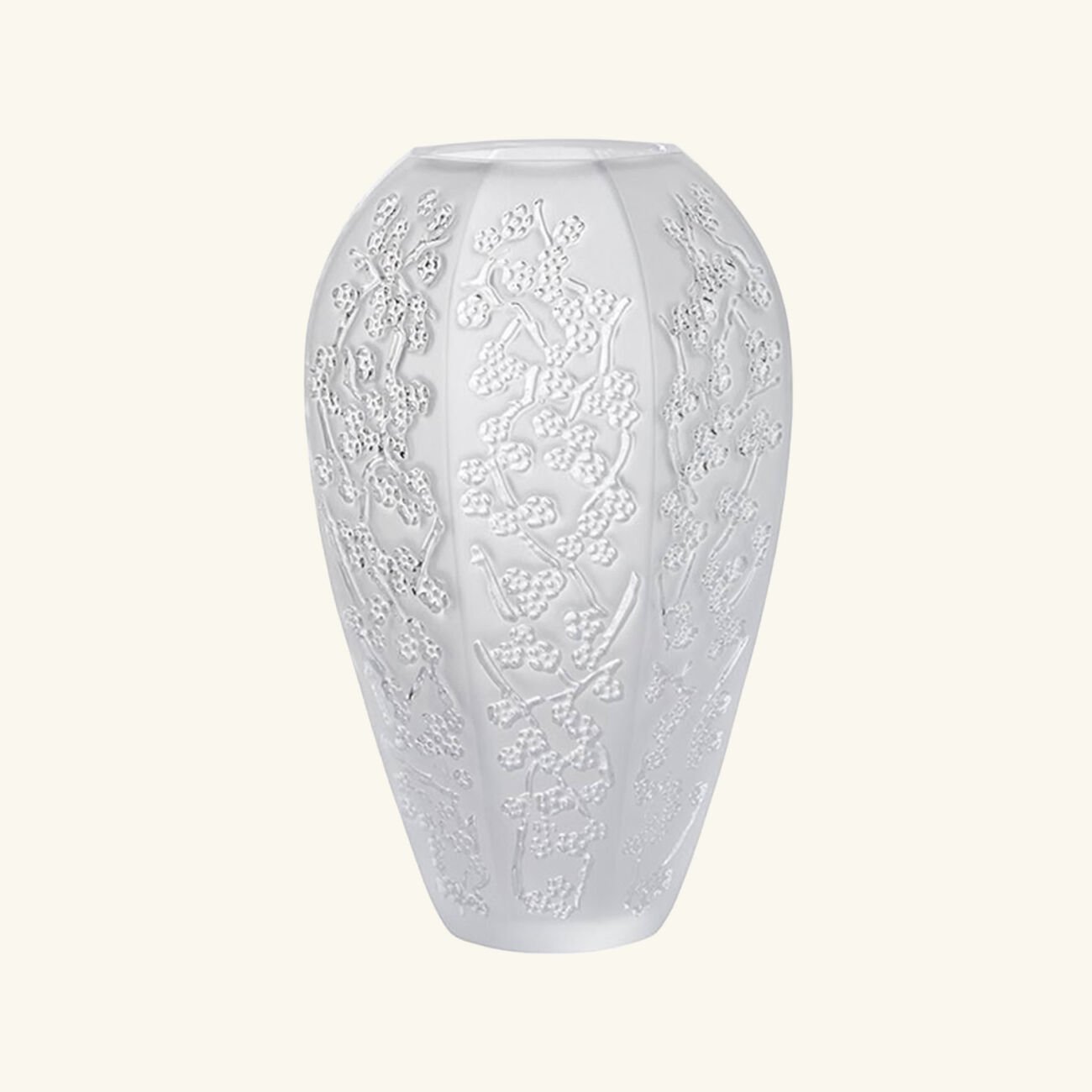 Sakura Vase Small Clear lalique sakura vase small clear