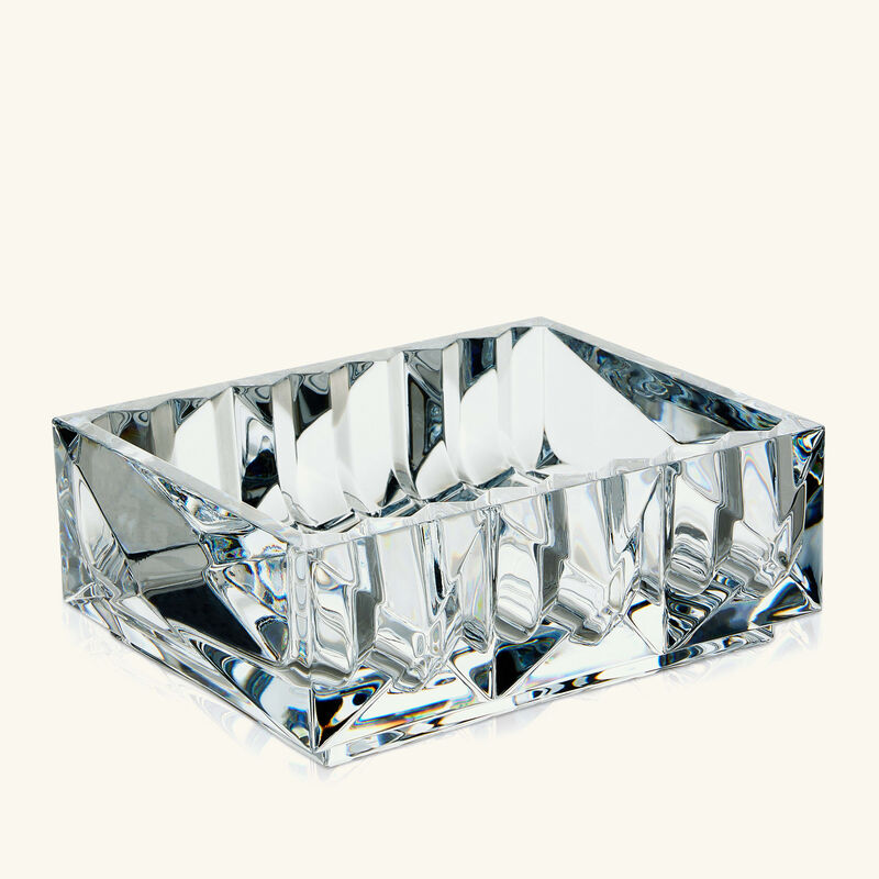 باكارا صينية لوكسر مستطيلة شفافة