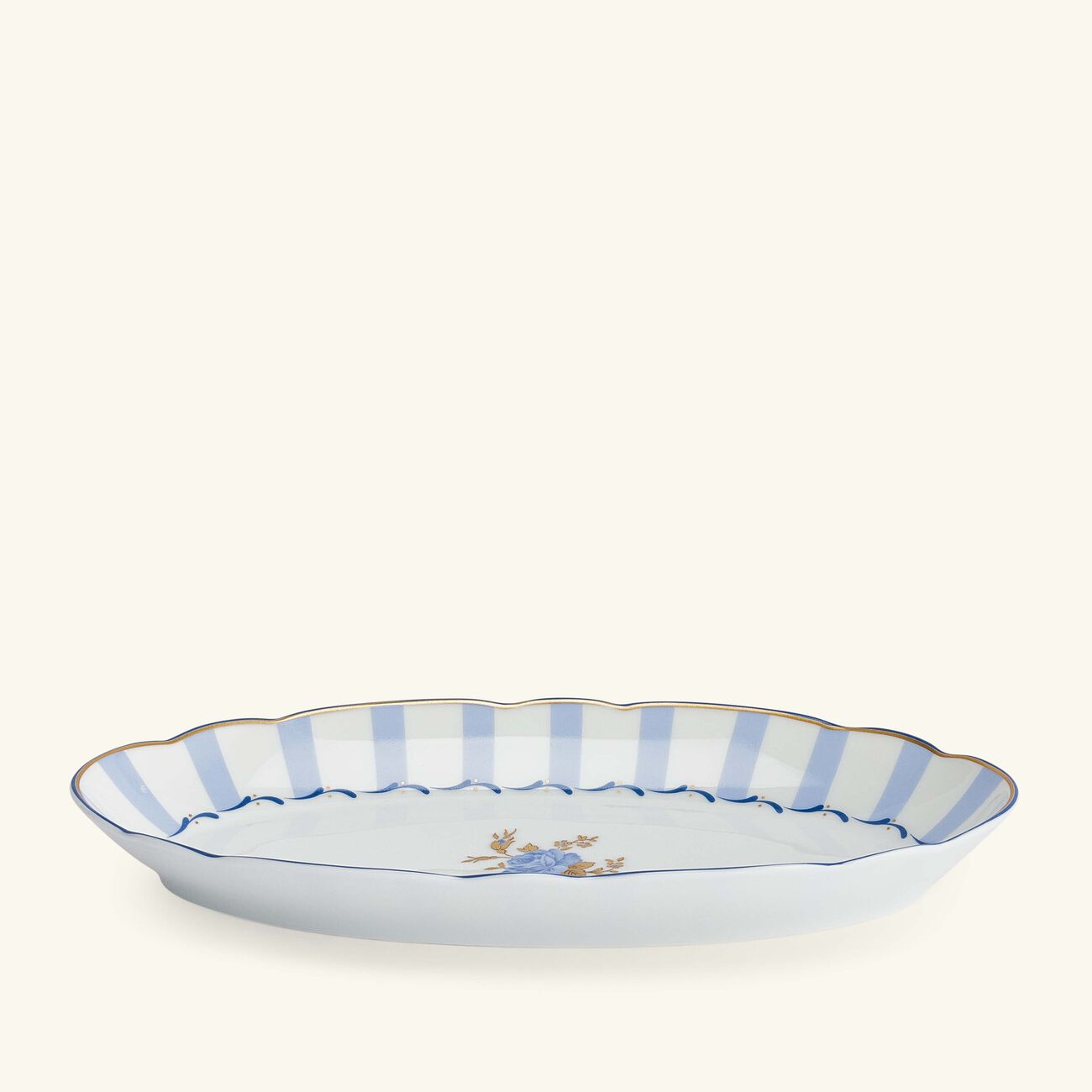 bernardaud brocante serving platter blue 21cm