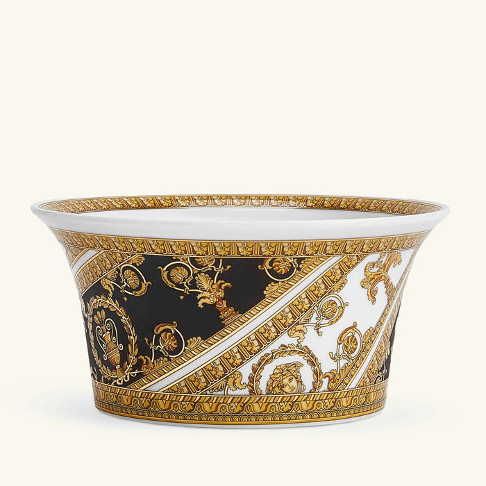 versace i love baroque dessert bowl black 11cm
