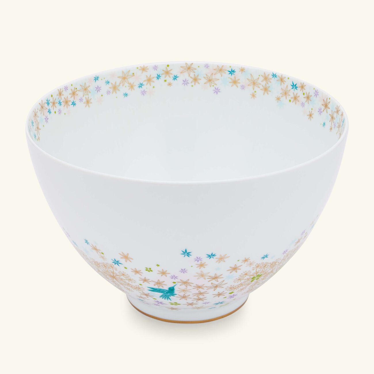 bernardaud feerie michael cailloux salad bowl pink 27cm