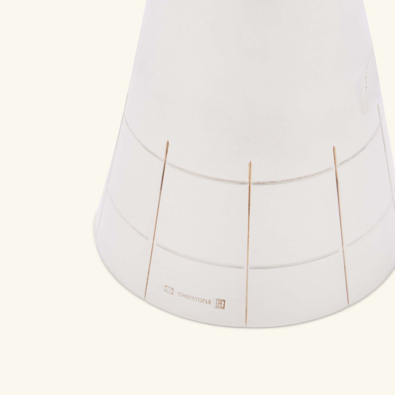 christofle graphik jigger silver plated