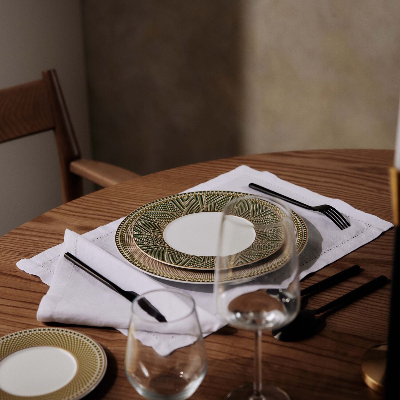 bernardaud augusta salad plate round 21cm