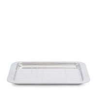 Graphik Serving Tray Rectangular Small Silver Plated christofle graphik serving tray rectangular small silver plated