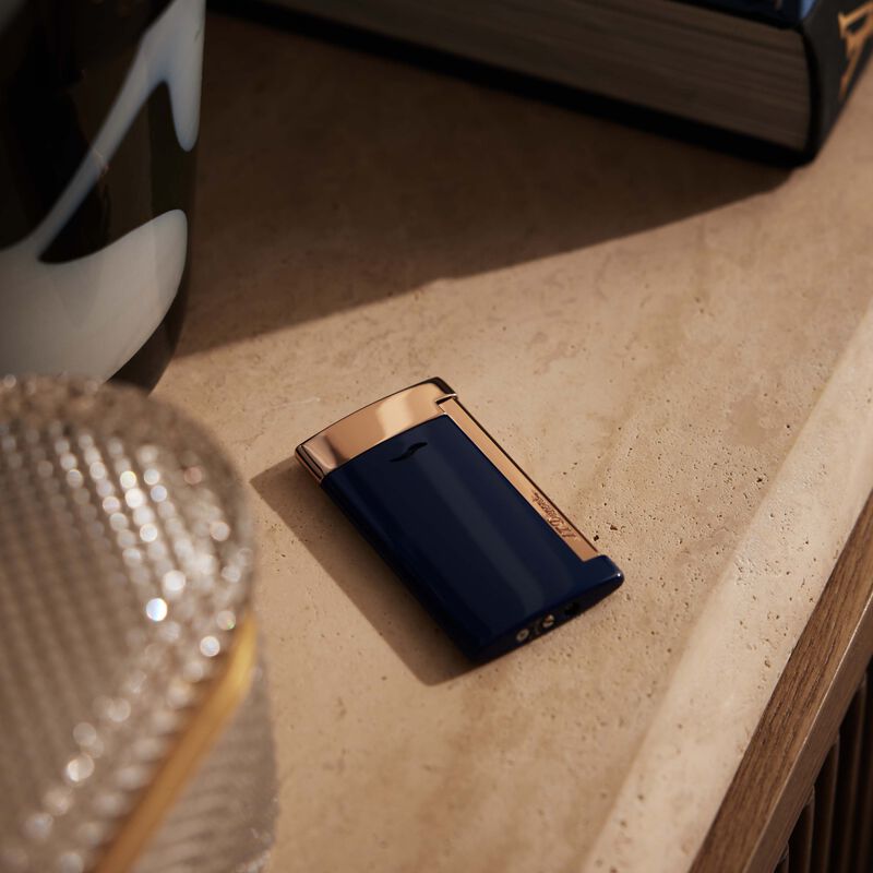 Slim 7 Lighter Blue st dupont slim 7 lighter blue