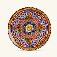 dolce gabbana casa carretto lemon bread plate round 17cm set of 2