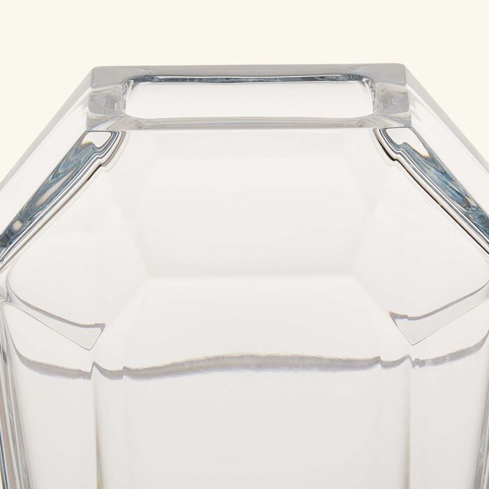 baccarat octogone bud vase small clear