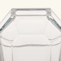 Octogone Bud Vase Small Clear baccarat octogone bud vase small clear