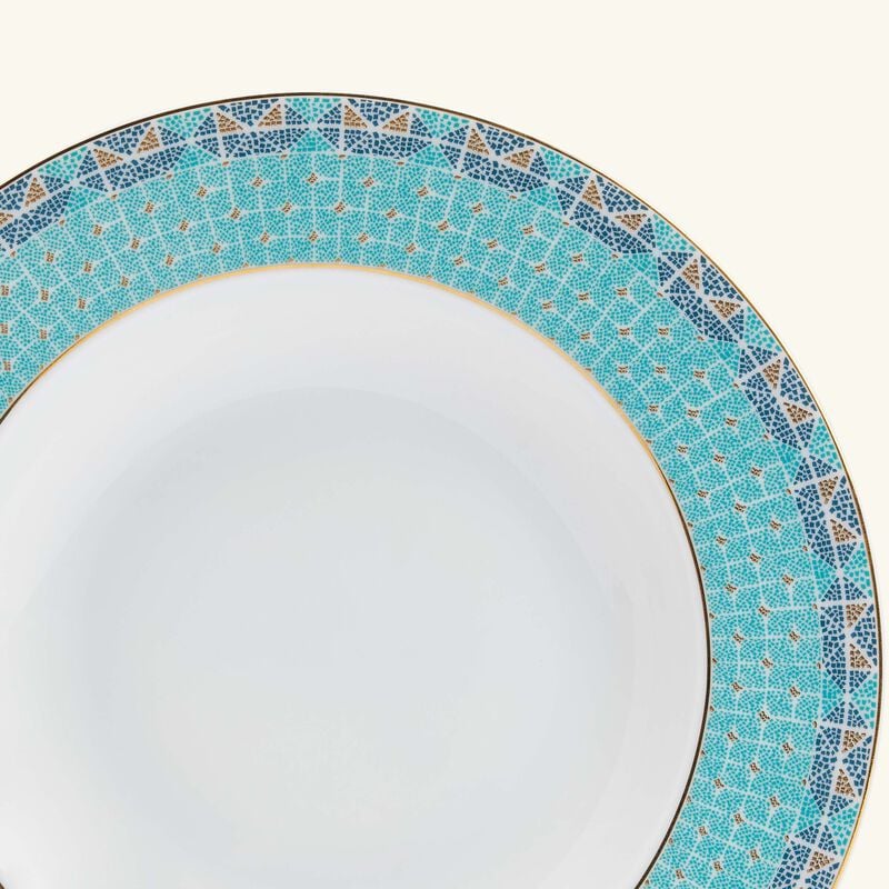 haviland portofino soup plate blue 23cm