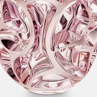Tourbillons Vase Small Pink lalique tourbillons vase small pink