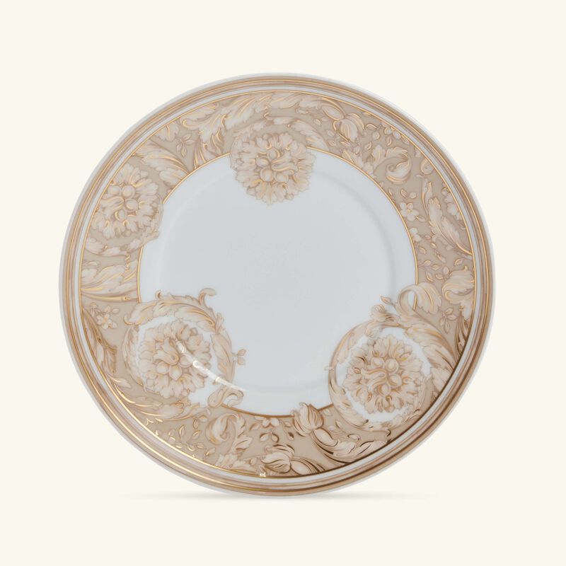 versace barocco beige tea cup   saucer