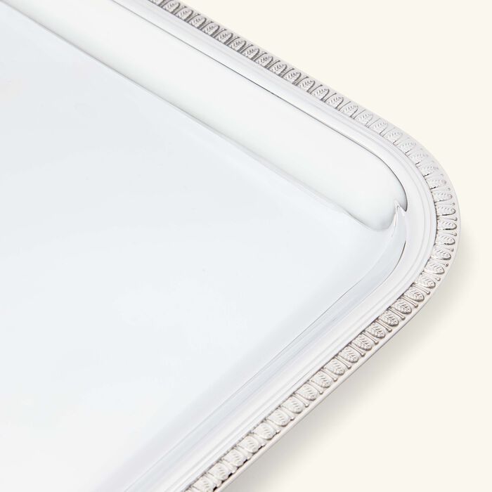 christofle malmaison serving tray rectangular medium silver plated