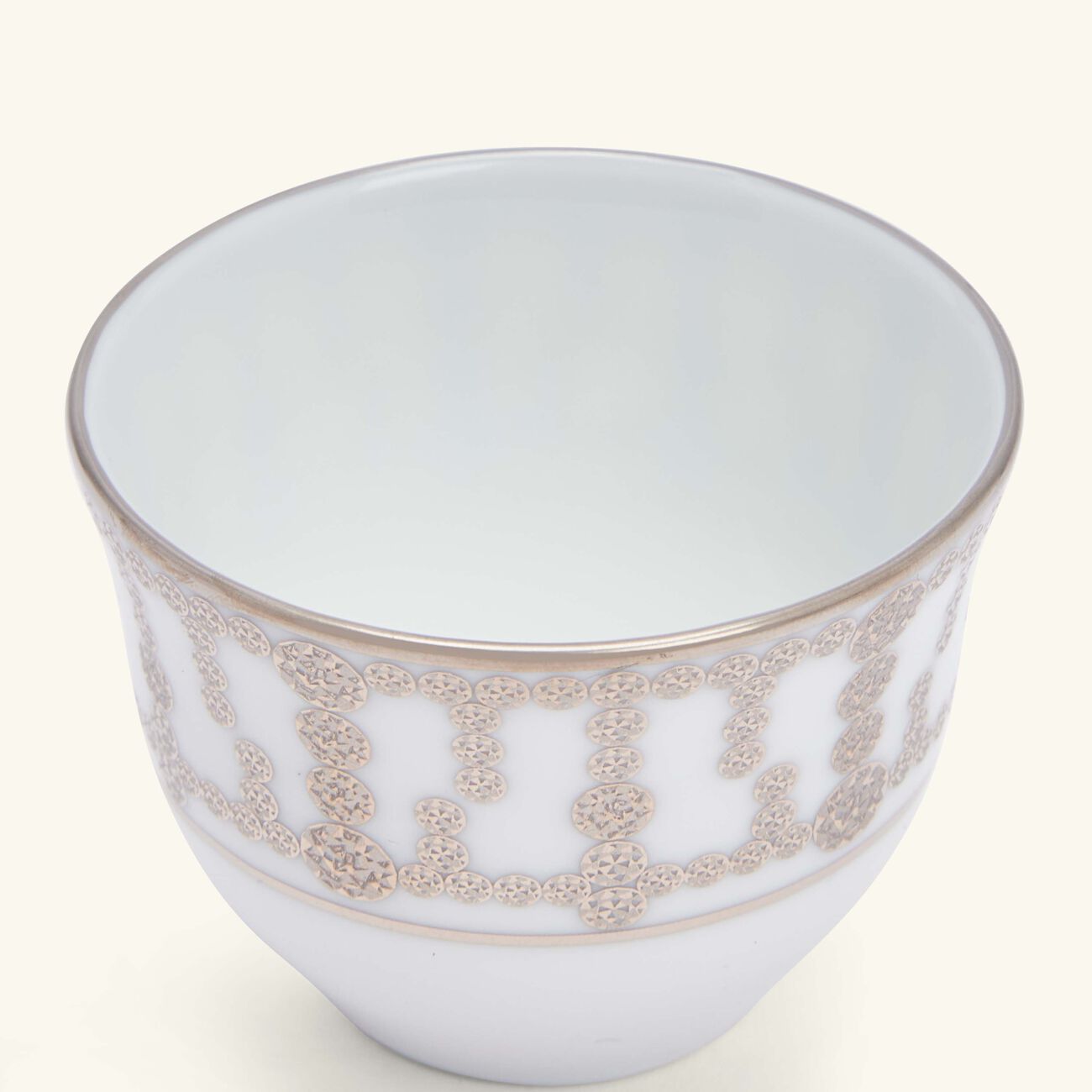 haviland tiara arabic coffee cup silver set of 6