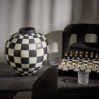 Damier Vase Large White l objet damier vase large white