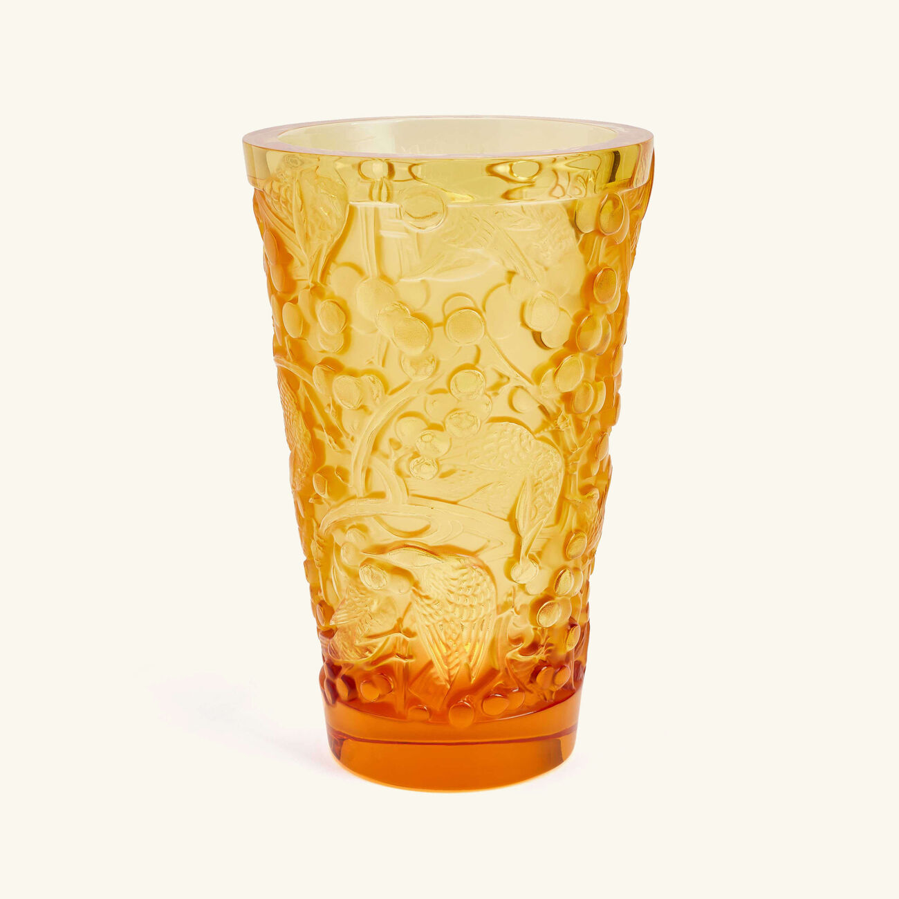 لاليك مزهرية ميرل إيه ريزان صغيرة صفراء