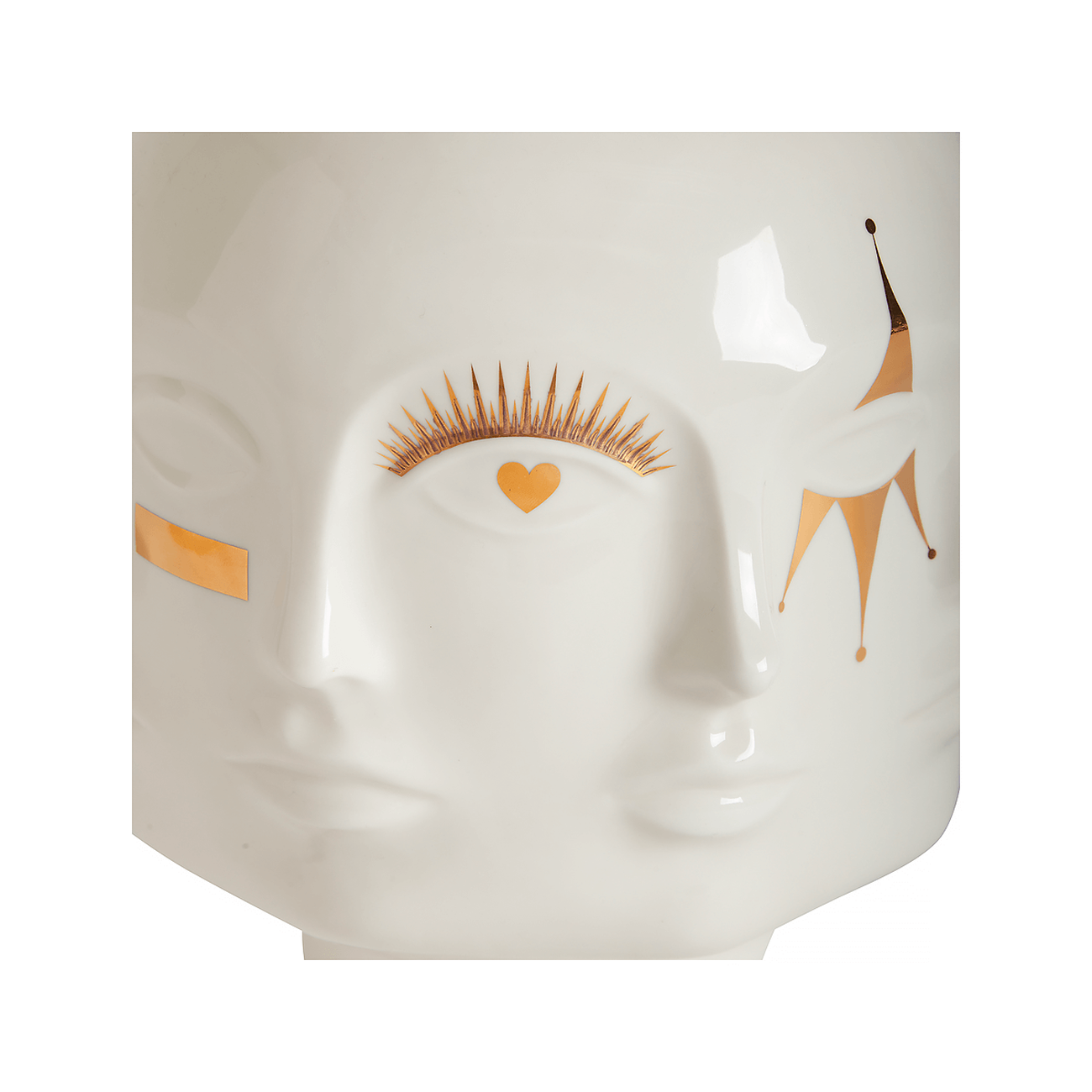 Gilded Muse Dora Maar Vase Medium White jonathan adler gilded muse dora maar vase medium white