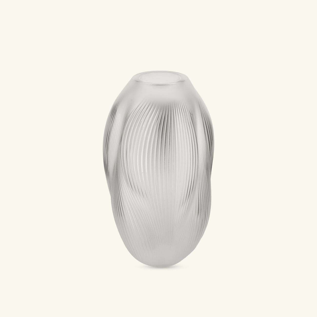 lalique alize vase medium clear