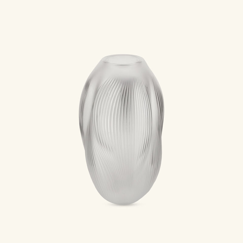 lalique alize vase medium clear