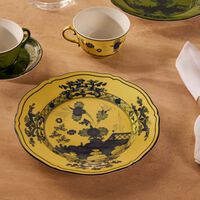 Antico Doccia Dessert Plate Round Yellow 21cm ginori 1735 antico doccia dessert plate round yellow 21cm
