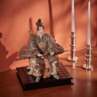 Japanese Nobleman II Sculpture Medium Brown Limited Edition lladro japanese nobleman ii sculpture medium brown limited edition