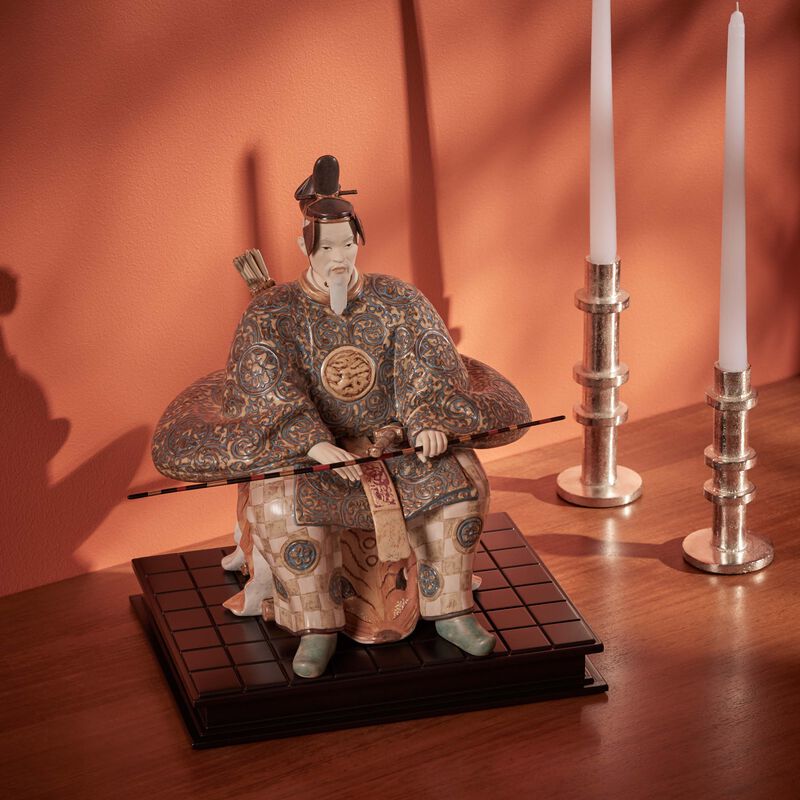 Japanese Nobleman II Sculpture Medium Brown Limited Edition lladro japanese nobleman ii sculpture medium brown limited edition