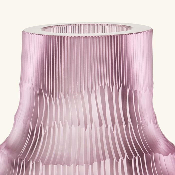 ruckl heroine rei vase round large pink