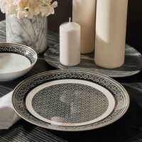 versace la greca signature charger plate round 33cm