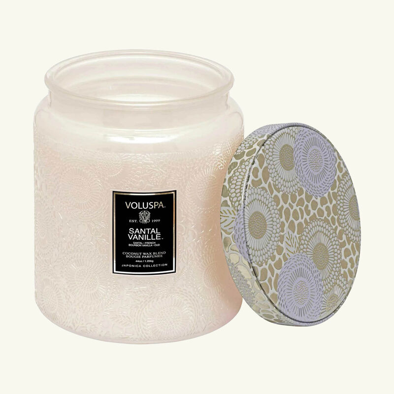 Santal Vanille Candle voluspa santal vanille candle
