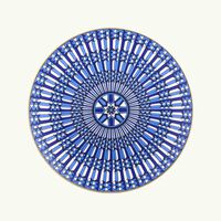 Arcadia Show Plate Round Blue 31cm baccarat arcadia show plate round blue 31cm