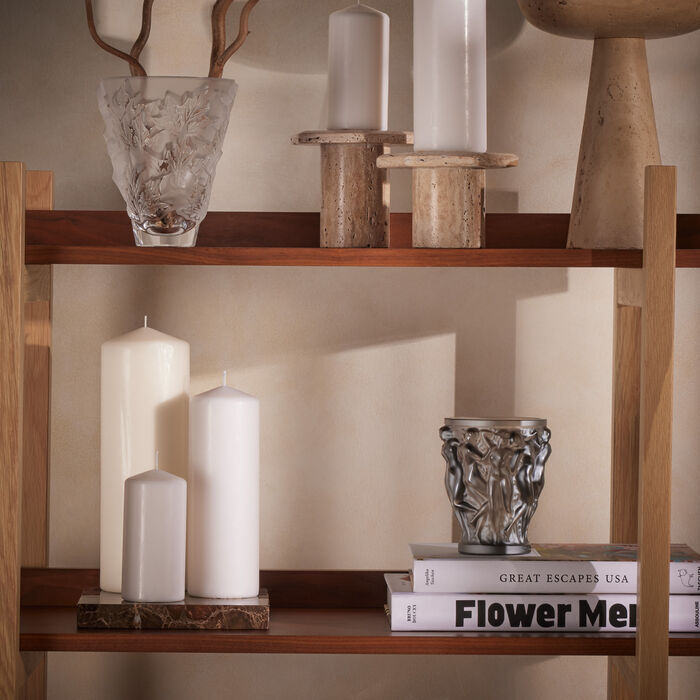 لاليك مزهرية باكانت صغيرة بنية