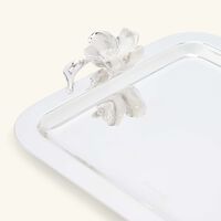 christofle anemone serving tray rectangular small silver plated
