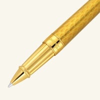 اس تي دوبون قلم حبر سائل  رولربول  لاين دي اتيرنيتي باللون الذهبي