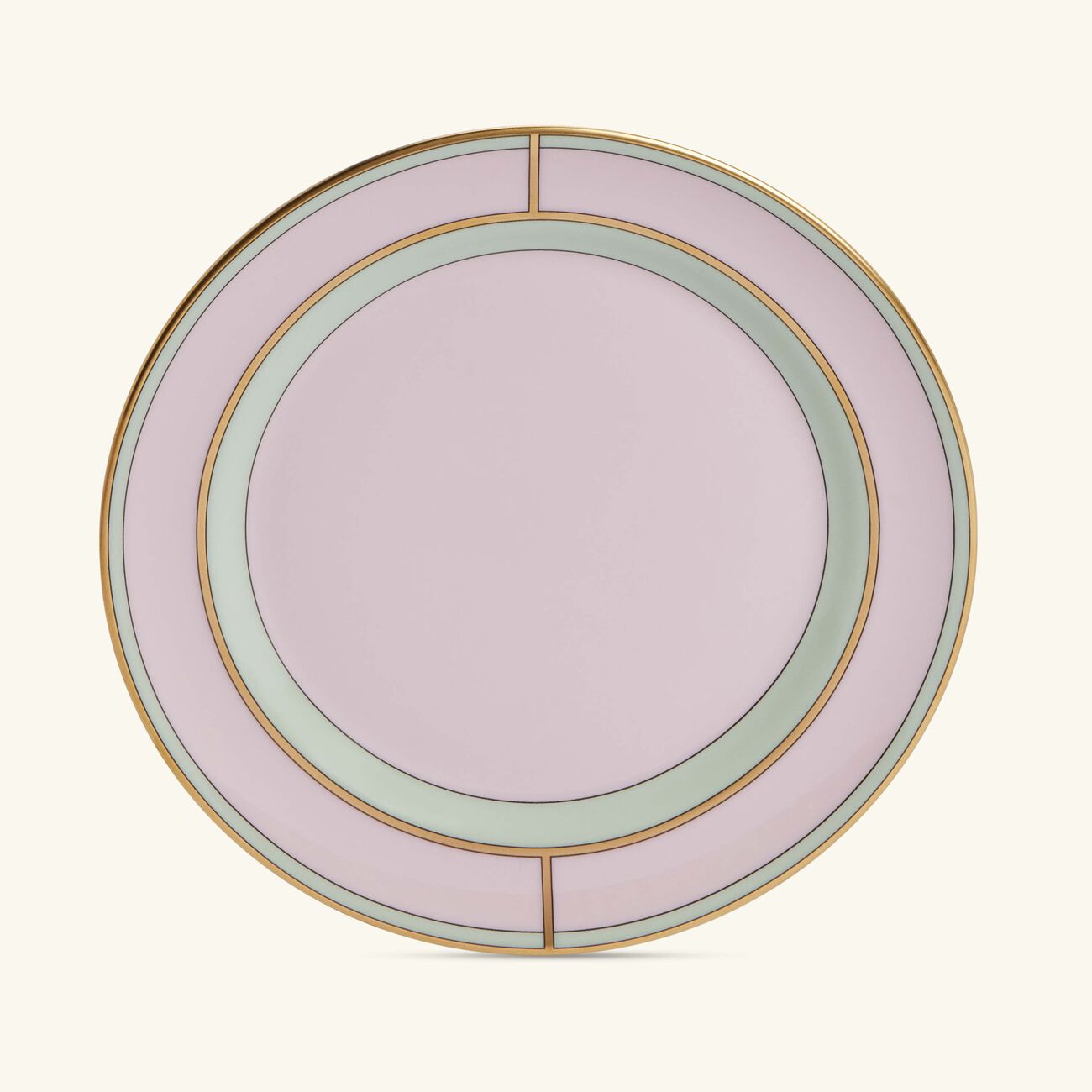 جينوري 1735 مجموعة ديفا من فنجانين للشاي مع صحنيهما باللون الوردي