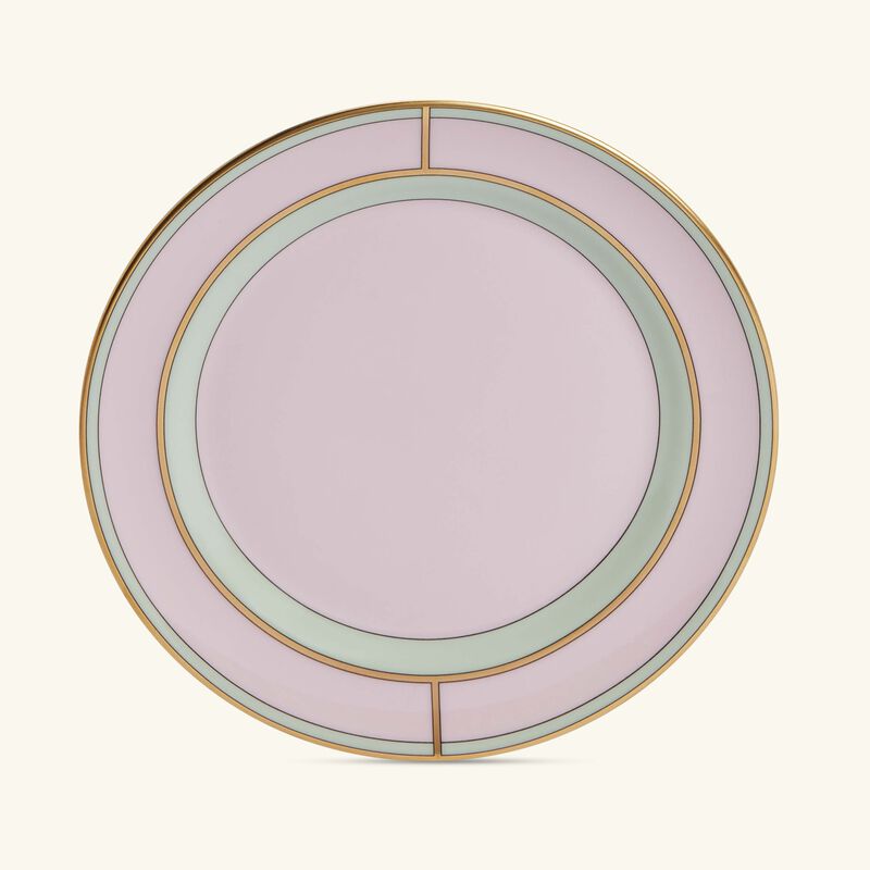 جينوري 1735 مجموعة ديفا من فنجانين للشاي مع صحنيهما باللون الوردي