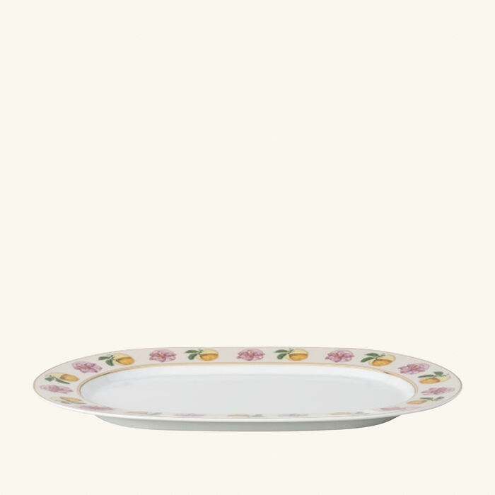 rosenthal idyllia serving platter oval marshmallow 34 cm