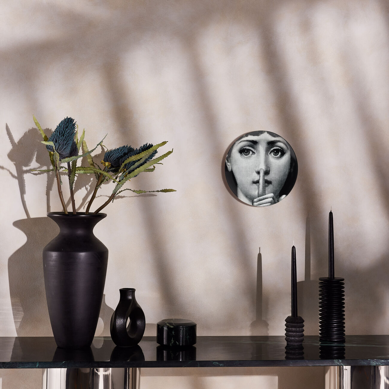 fornasetti tema e variazioni no 334 wall plate