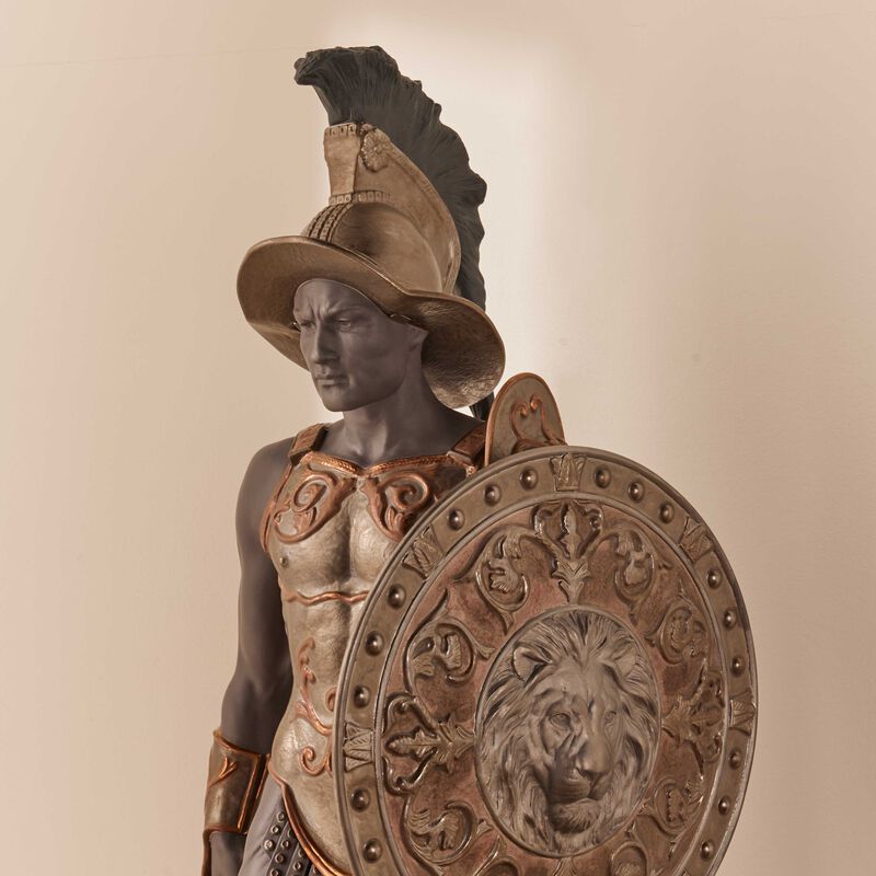 Gladiator Sculpture Extra Large Black lladro gladiator sculpture extra large black