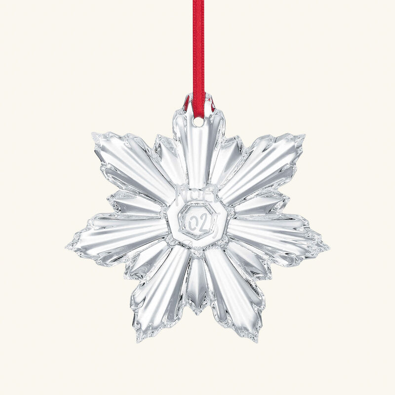 باكارا قطعة الزينة الشفّافة نويل 2025 بالحجم الصغير