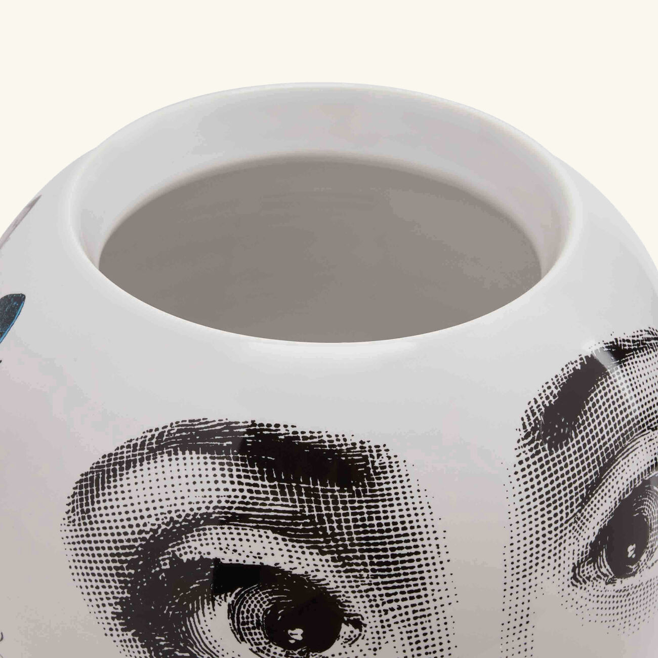 fornasetti farfalle vase medium white